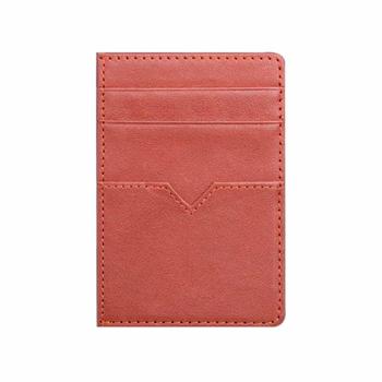 Genuine Leather Credit Card Case Leather Coin Cover ID Covers Luxury Brand Small Retro