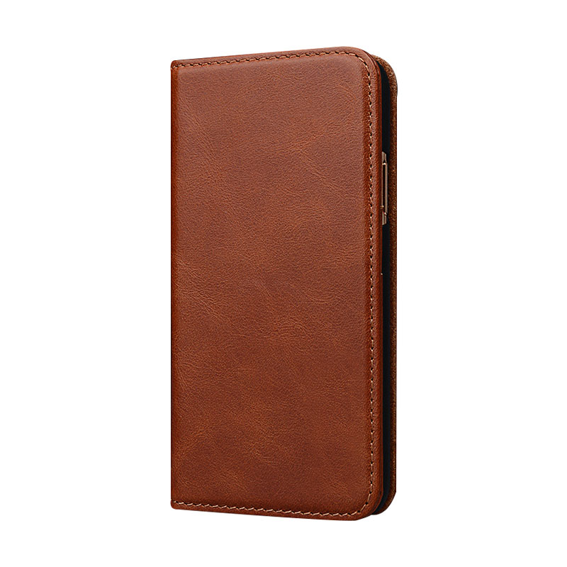 Fine Leather Phone Cases Flip Leather Wallet Cover Case For iPhone X Case