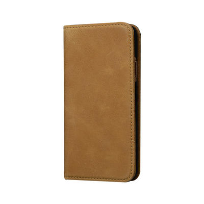 For Apple Brown Leather Case Fashion Wholesale Design Wallet Phone Case
