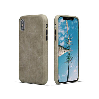 Luxury Fully Wrapped Genuine Leather Cover for Iphone XS Back Case