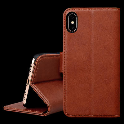 Magnetic Strap Leather Wallet Phone Case Iphone X Case