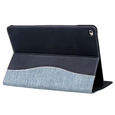 Factory wholesale Magnetic buckle Genuine Leather For Ipad Case