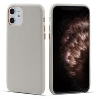 For iPhone 11 Soft Genuine Leather Mobile Phone Case