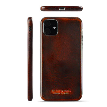 Fully Cover Phone Case For iPhone 11 Pro Genuine leather Mobile Phone Case