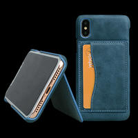 100% Genuine Leather Mobile Phone Cases With Card Slot For Iphone XR