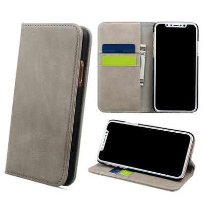 Best Price Business Wallet Leather Phone Case With Card Holder For Iphone Xr