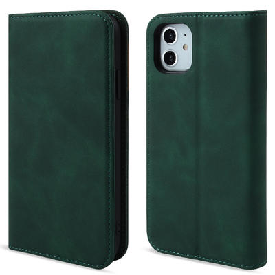 PU Leather phone Wallet Phone Case With Credit Card Slots card bags for Iphone 11 Pro Max
