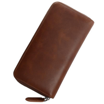 Hot Selling Ladies Clutch Bag RFID Genuine Leather Woman Wallet Wholesale