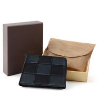 Pure Handmade Genuine Leather Short Wallet For Men