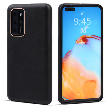 Genuine Leather Phone Case for Huawei P40 Pro Case Mobile Phone Case Shockproof Cover For Huawei P40