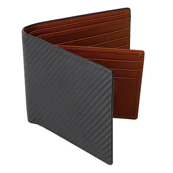 Natural genuine leather Slim Bifold wallet