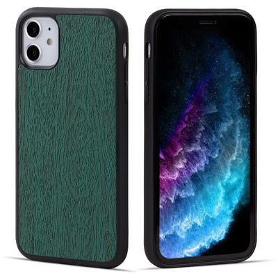 For iphone 11 Leather Phone Case with Custom Logo , Pu Leather Cell Phone Back Cover for iPhone 11