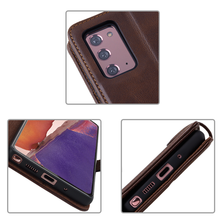 For Samsung Galaxy Note 20 Luxury Leather Wallet Case Flip Case Cover Phone stand Magnetic Closure