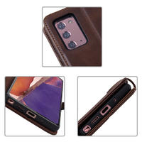 For Samsung Galaxy Note 20 Luxury Leather Wallet Case Flip Case Cover Phone stand Magnetic Closure