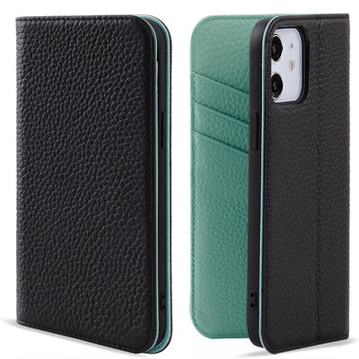 High Quality Litchi Leather Multifunction Flip Wallet Leather Phone Case For iphone 12 Pro Max Case